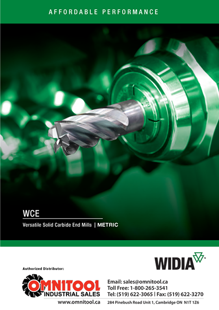 WIDIA™ WCE Solid Carbide End Mills - Metric